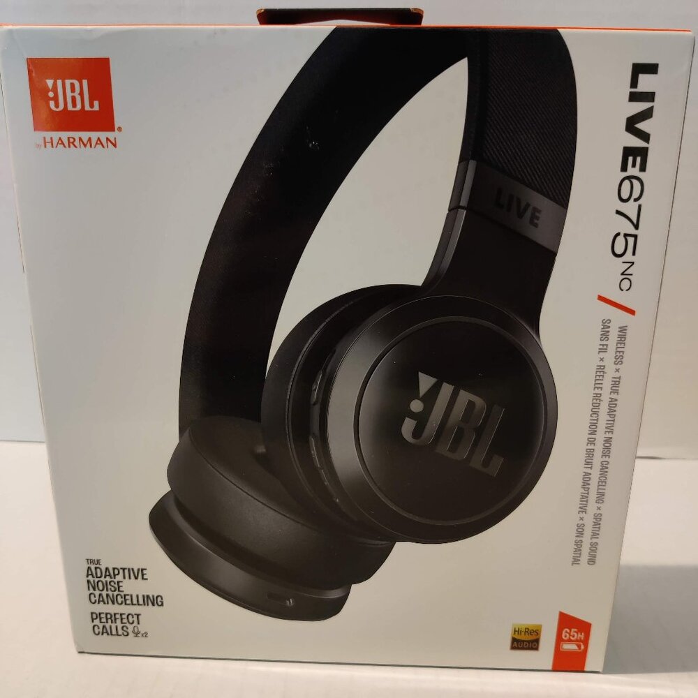 JBL Harman Bluetooth Wireless Headphones with Dual Microphones Live 675 NC